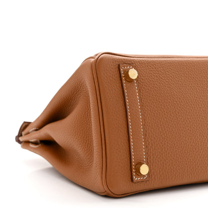 Hermes Togo Birkin 25 Gold 9 of 12