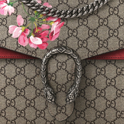 Gucci GG Supreme Monogram Blooms Medium Dionysus Shoulder Bag Beige Multicolor Dry Rose 8 of 10