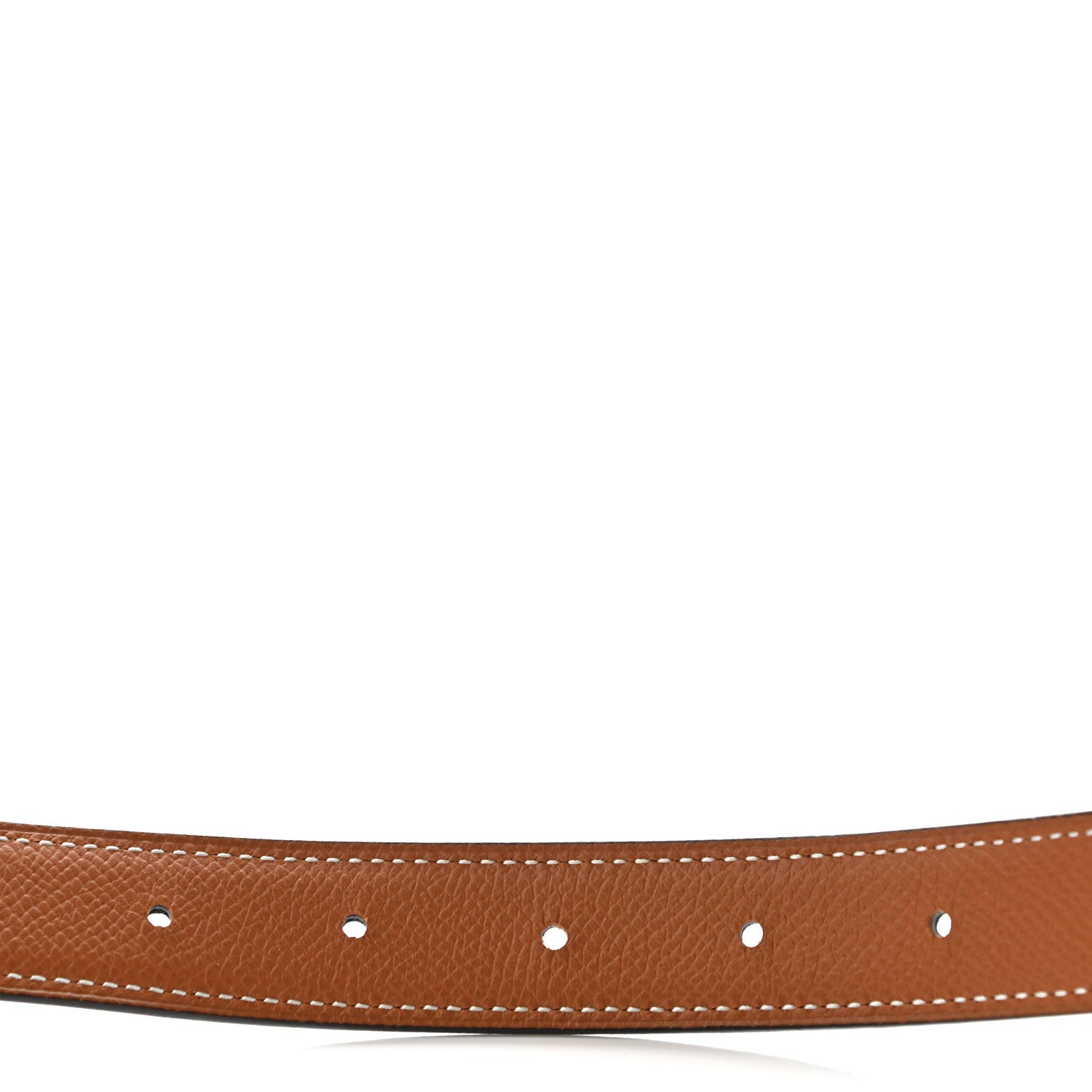 Hermes Swift Epsom 24mm Belt Strap 80 Black Gold 4 of 7