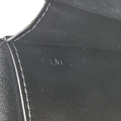 Celine Grained Calfskin Large Multifunction Strap Wallet Black 8 of 9