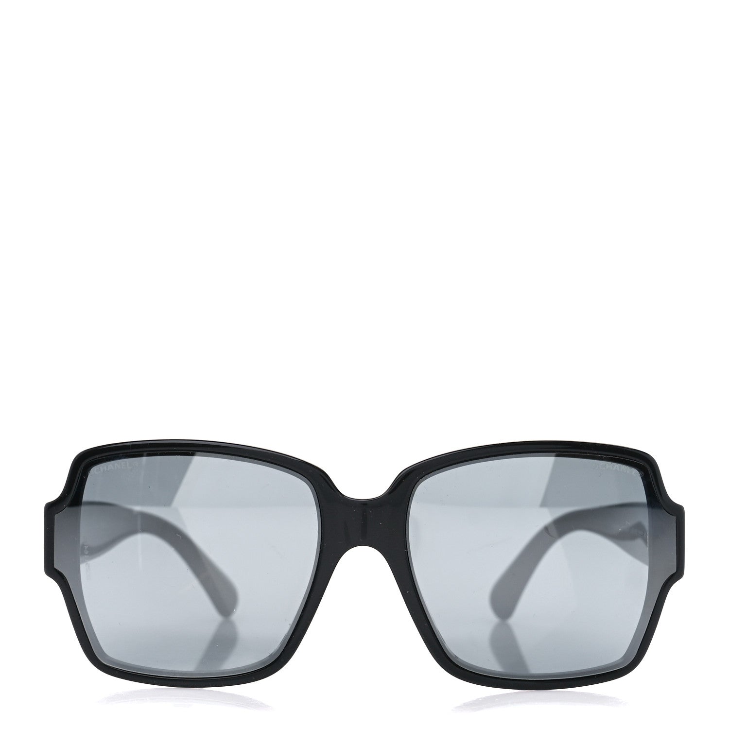 Chanel Acetate Square CC Sunglasses 5385-A Black 2 of 7