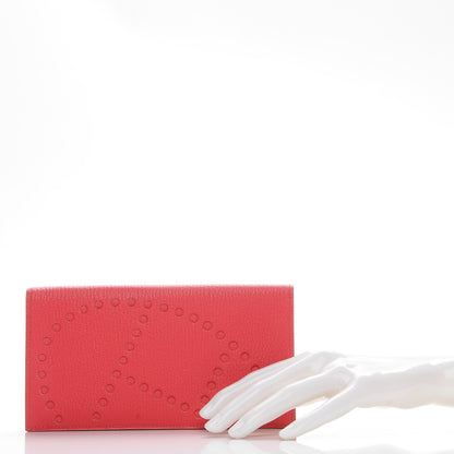 Hermes Chevre Mysore Evelyne Long Wallet Bougainvillea 2 of 8