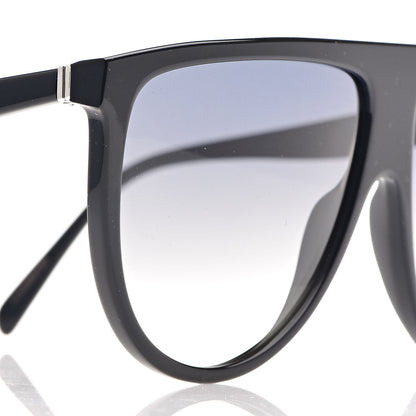 Celine Flat Top Shield Sunglasses CL 40006IN Black 7 of 7