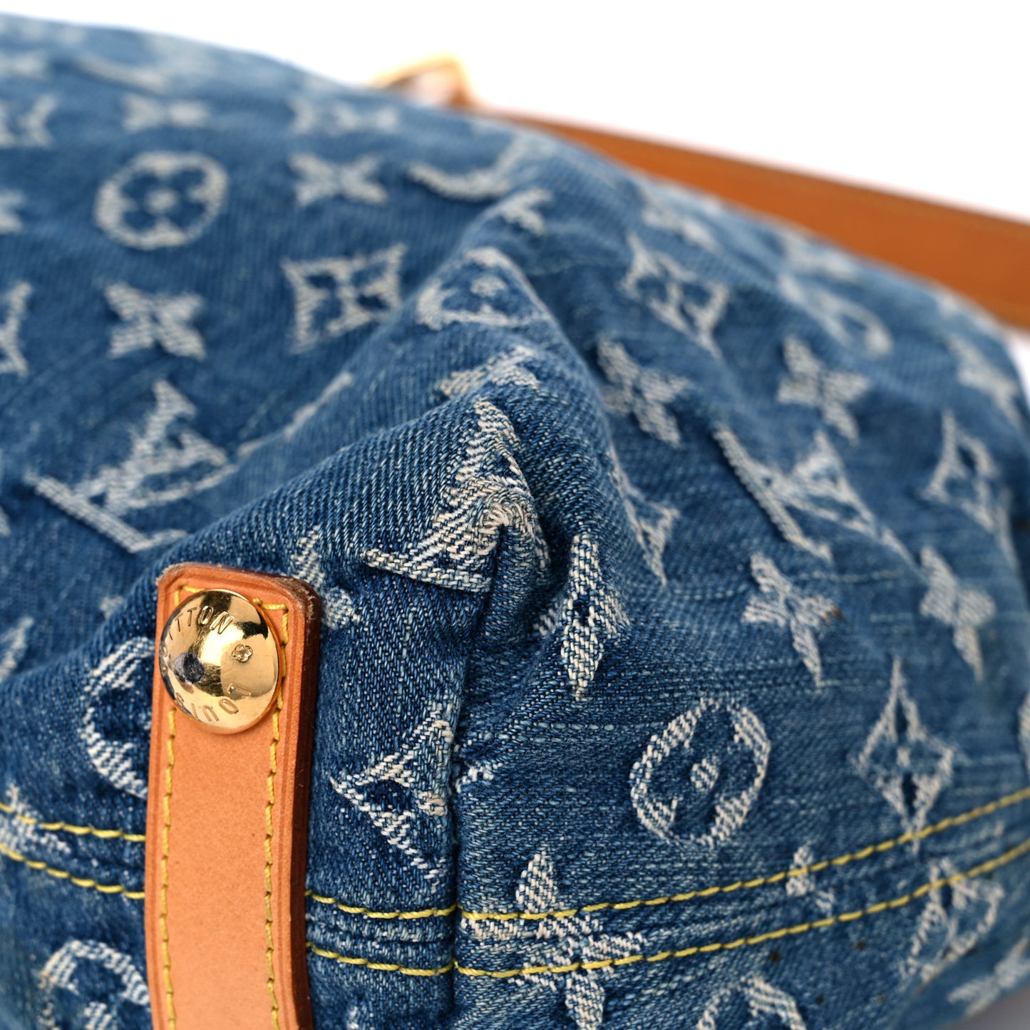 Monogram Denim Baggy PM Blue