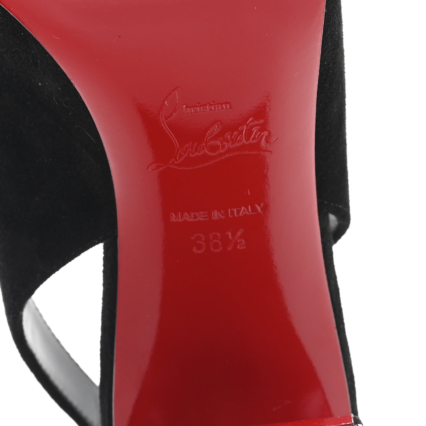 Veau Velours So Jane Sling 55 Pump 38.5 Black