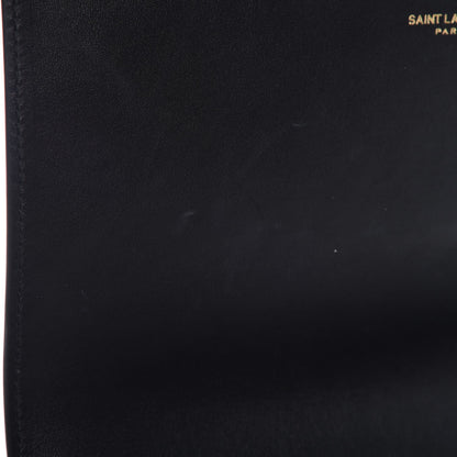 Saint Laurent Calfskin Classic Monogram Kate Heart Clutch Black Rouge 9 of 9