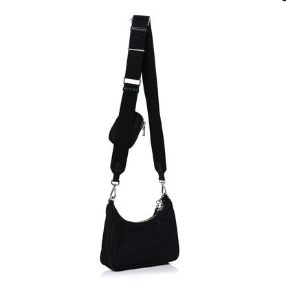 Prada Nylon Re-Edition 2005 Shoulder Bag Black 3 of 13
