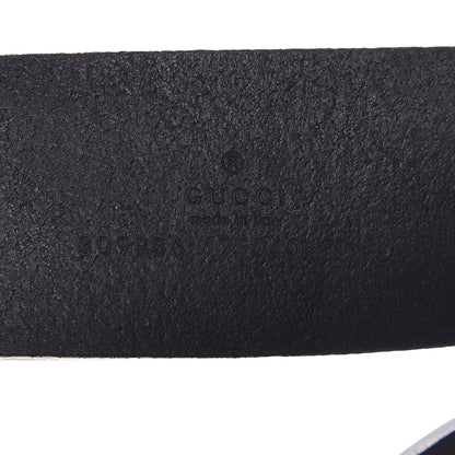 Gucci Calfskin Studded Interlocking G Belt 90 36 Black 6 of 6