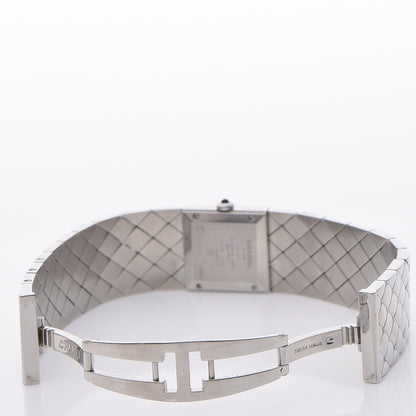 Chanel Stainless Steel 19mm Quilted Matelasse Acier Quartz Watch Black 6 of 8