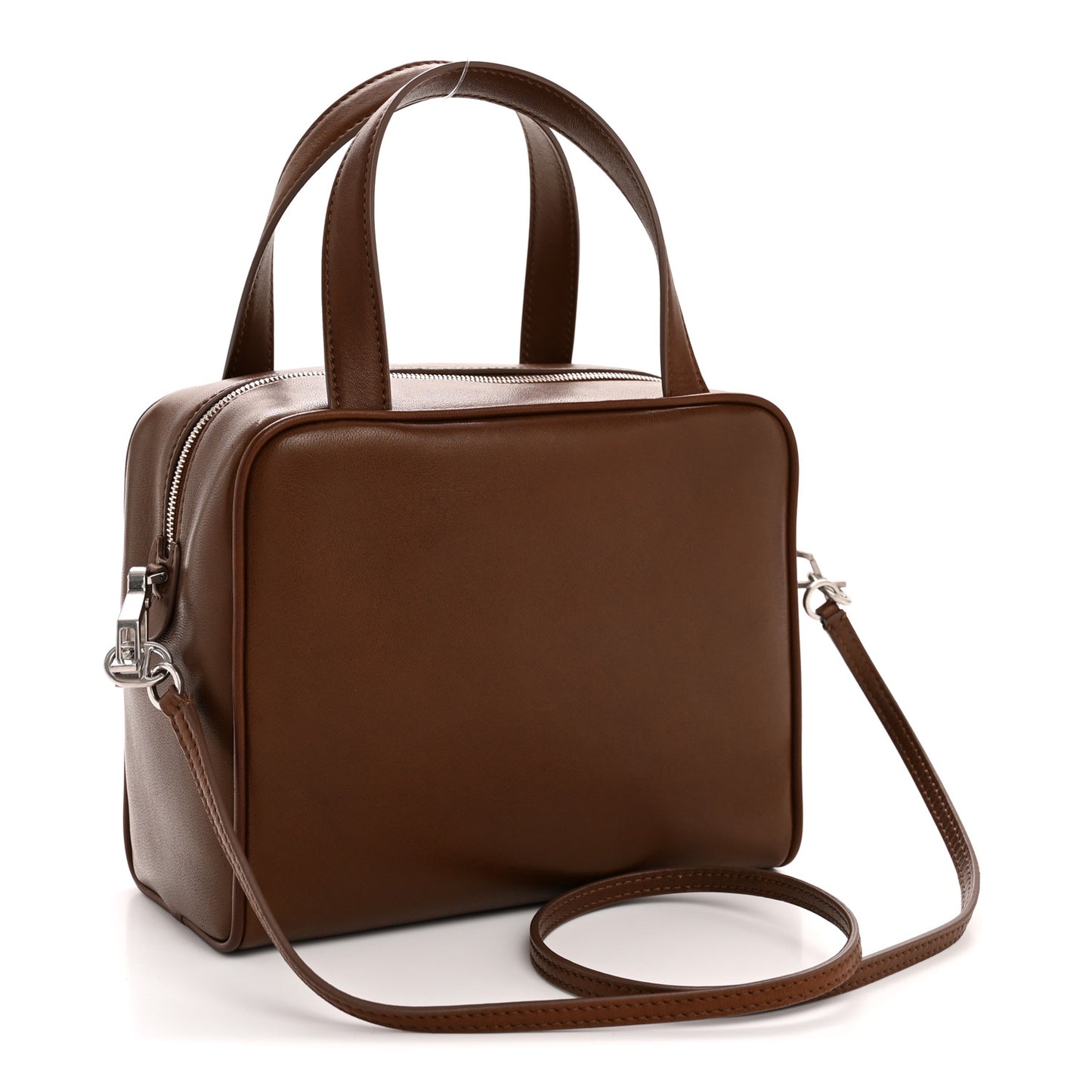 Calfskin Ray Bag Brown Wood