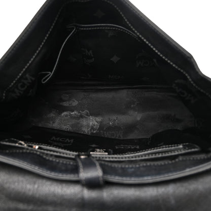 MCM Visetos Medium Satchel Black 5 of 12