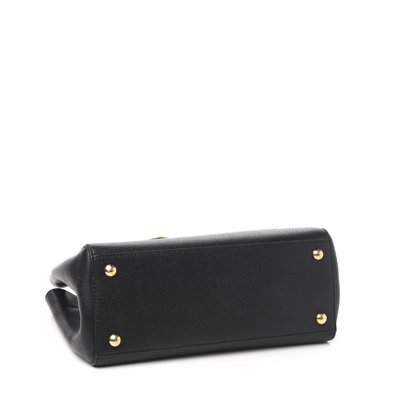 Fendi Vitello Elite Petite 2Jours Tote Black 5 of 10