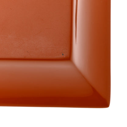 Hermes Lacquered Wood Chamonix Chakor PM Change Tray Orange 5 of 6
