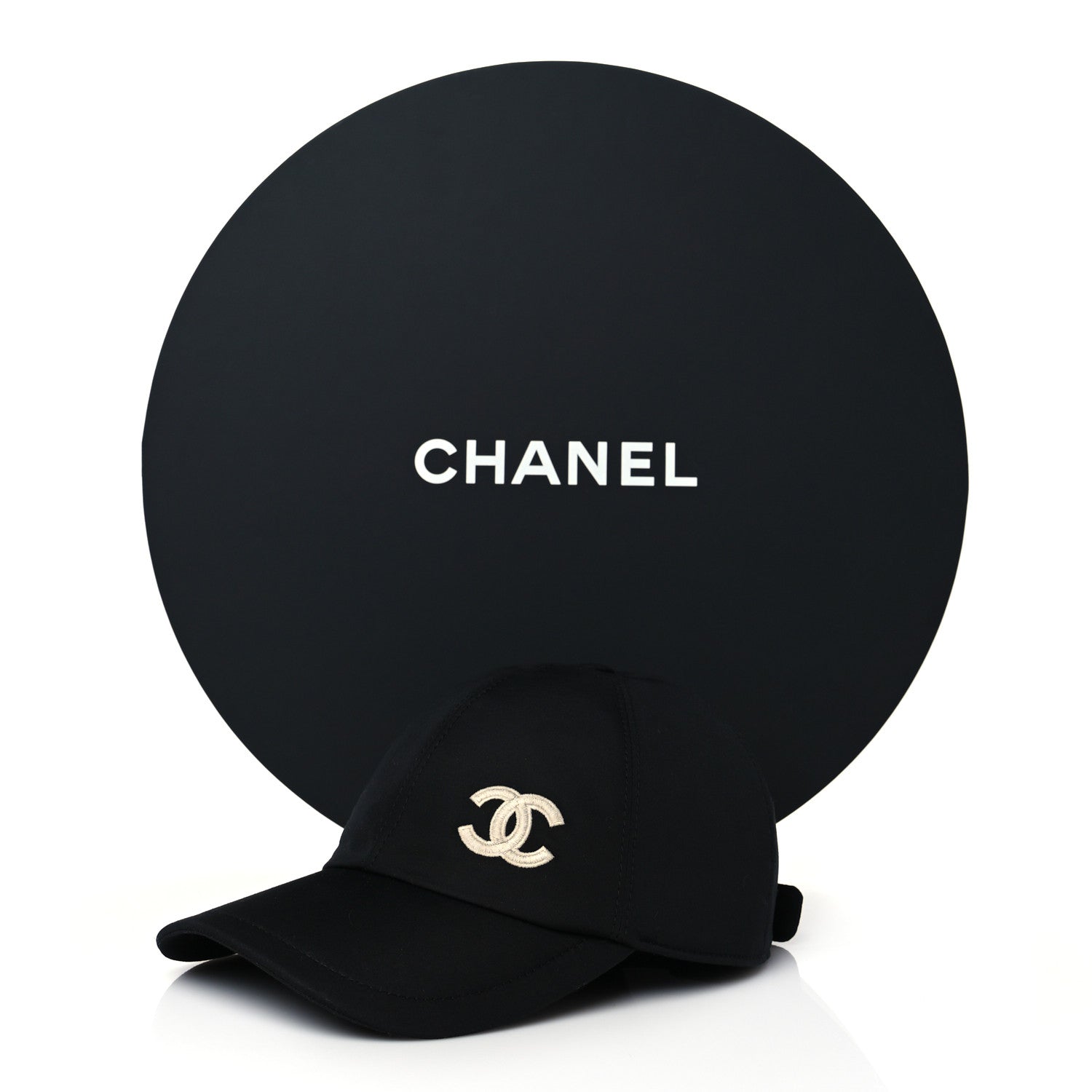 Chanel Cotton CC Cap Hat Black 8 of 8