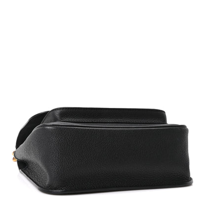 Louis Vuitton Grained Calfskin Lockme Chain Bag PM Black 4 of 9