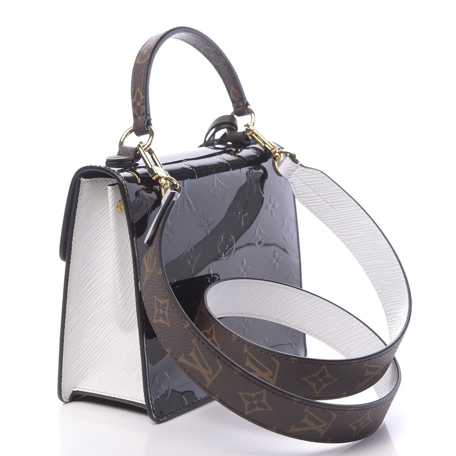 Louis Vuitton Vernis Epi Monogram Spring Street Black 3 of 9