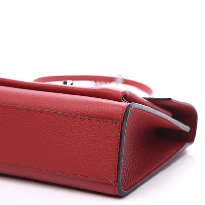 Louis Vuitton Soft Calfskin Mylockme Chain Bag BB Rubis 8 of 11