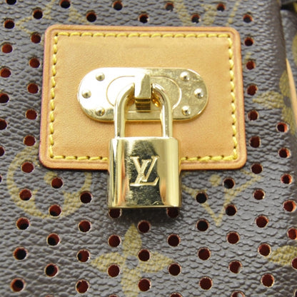 Louis Vuitton Monogram Perforated Pochette Accessories Bag Orange 9 of 10