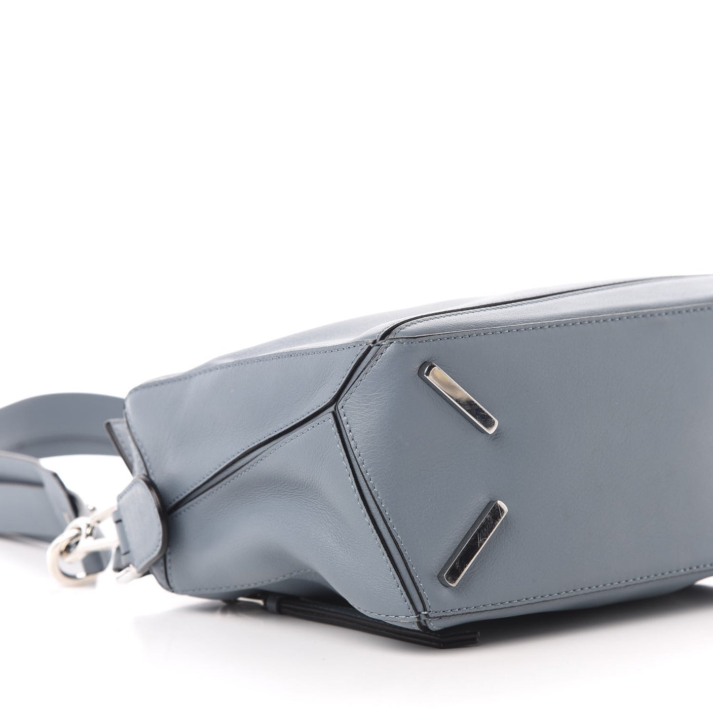 Calfskin Small Puzzle Bag Stone Blue