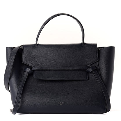 Celine Grained Calfskin Mini Belt Bag Navy 1 of 10