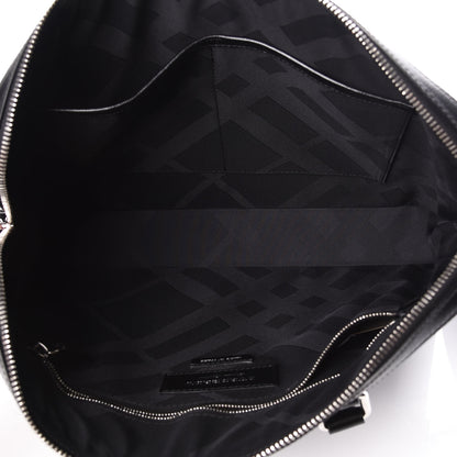 Burberry Textured Calfskin Barrow Briefcase Black 7 of 8
