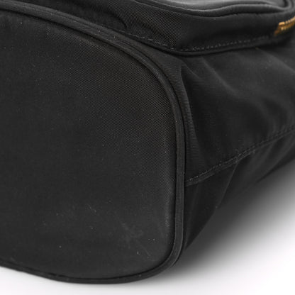 Prada Saffiano Tessuto Nylon Mini Bucket Crossbody Bag Black 7 of 7