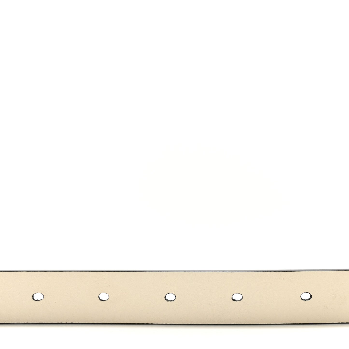 Calfskin Saddle Belt 70 28 White