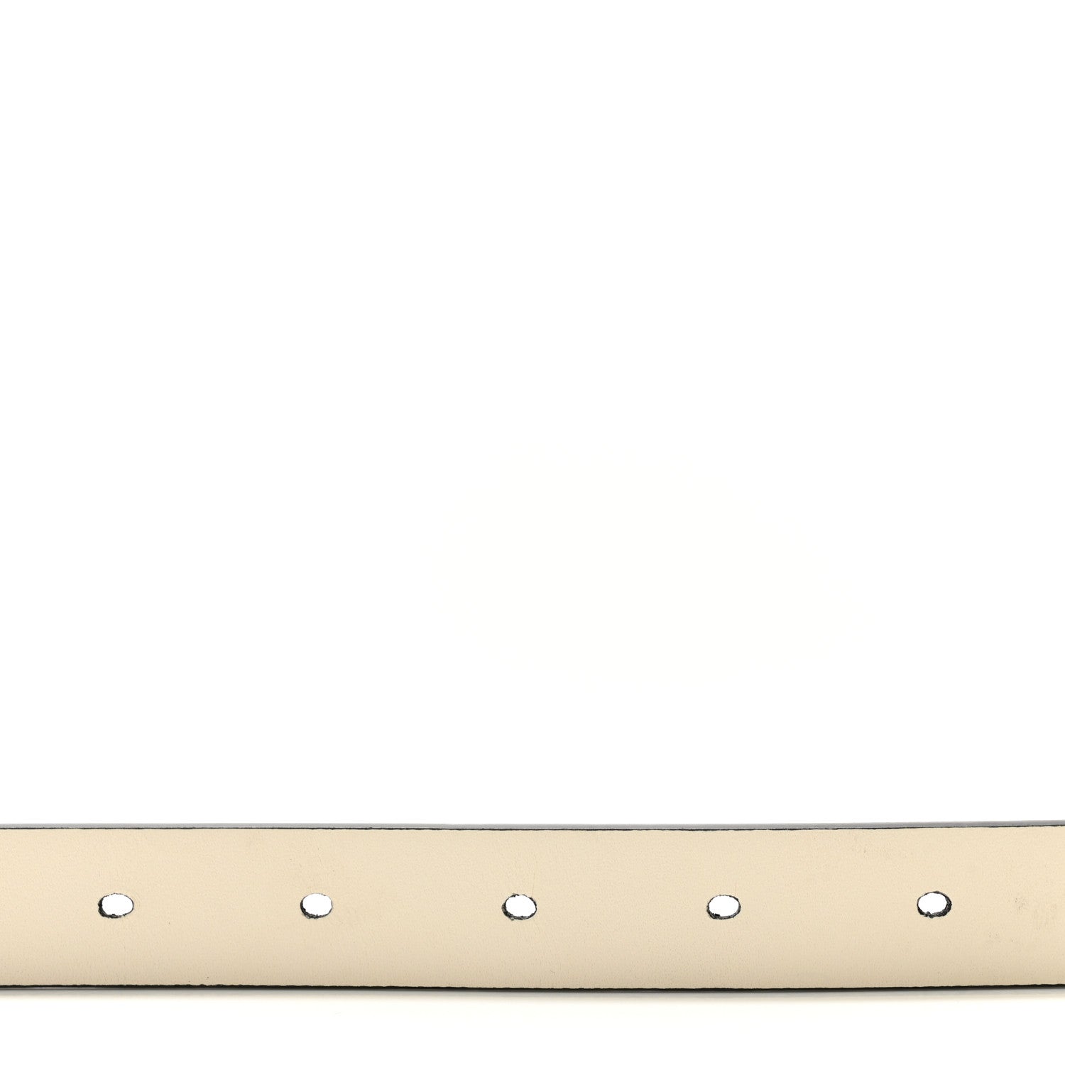Christian Dior Calfskin Saddle Belt 70 28 White 4 of 11