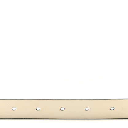 Christian Dior Calfskin Saddle Belt 70 28 White 4 of 11