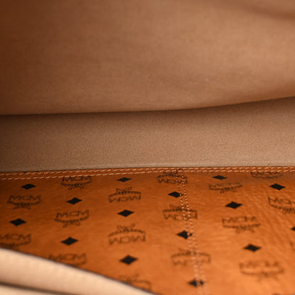 MCM Grained Calfskin Large Milla Tote Phantom Grey 6 of 12