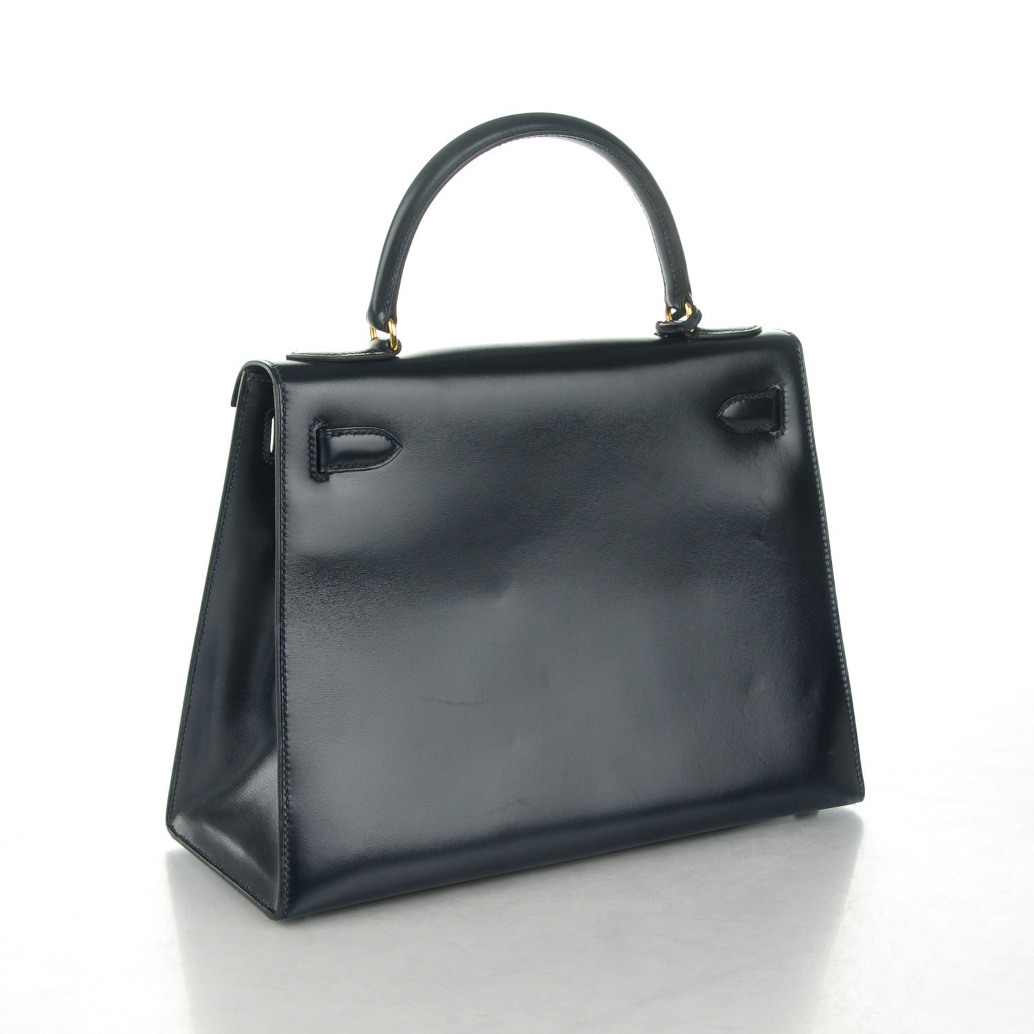 Hermes Box Kelly Sellier 28 Bleu Marine 3 of 25