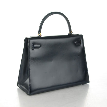 Hermes Box Kelly Sellier 28 Bleu Marine 3 of 25