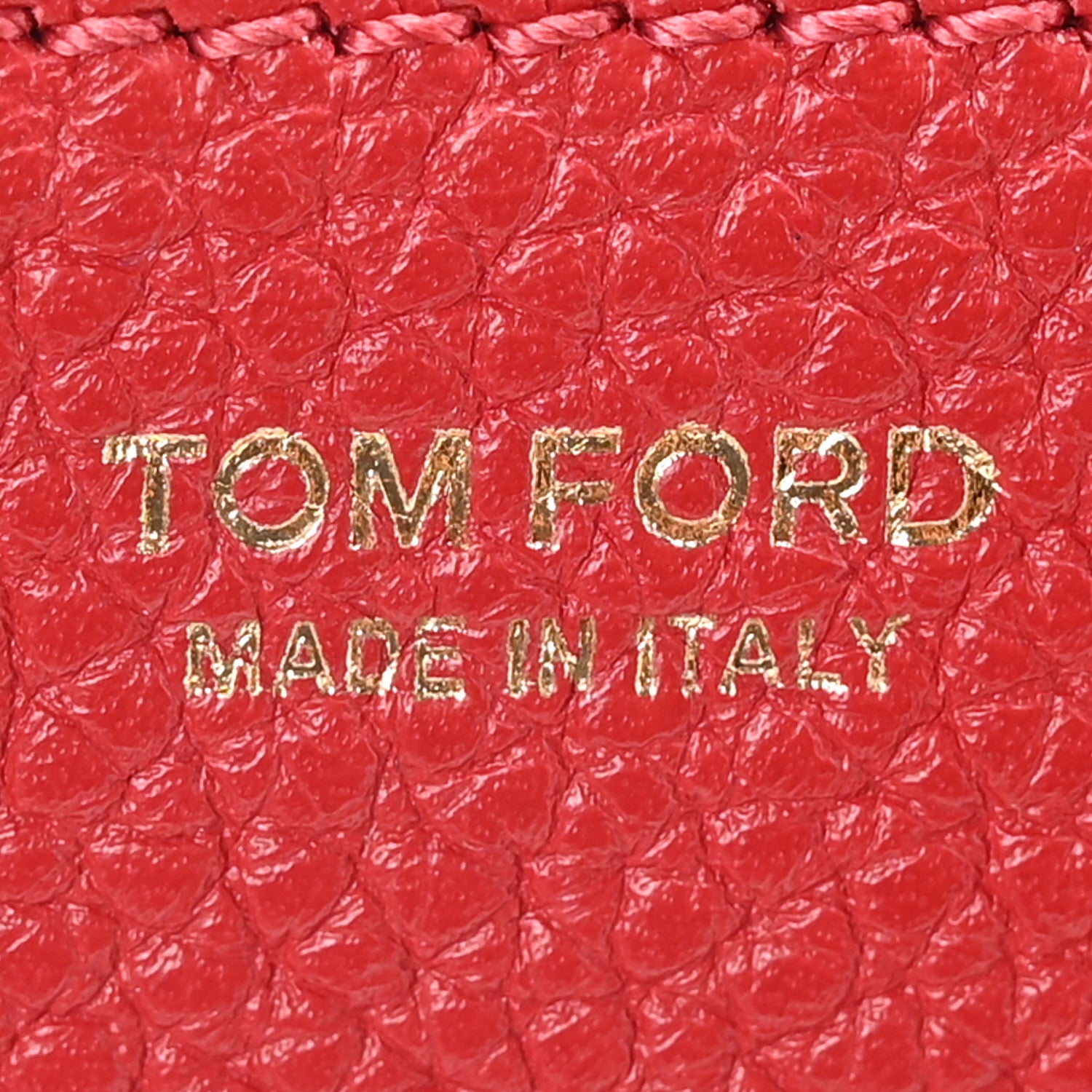 Tom Ford Calfskin Mini Jennifer Crossbody Bag Flame Red 6 of 9