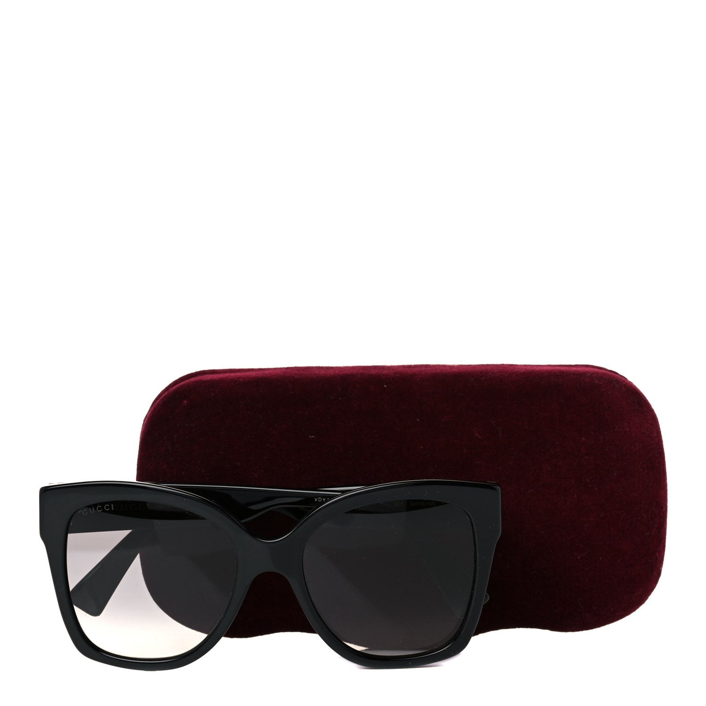 Acetate Square Frame Sunglasses GG0459S Black