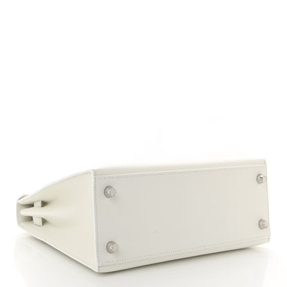 Hermes Epsom Kelly Sellier 25 New White 4 of 11