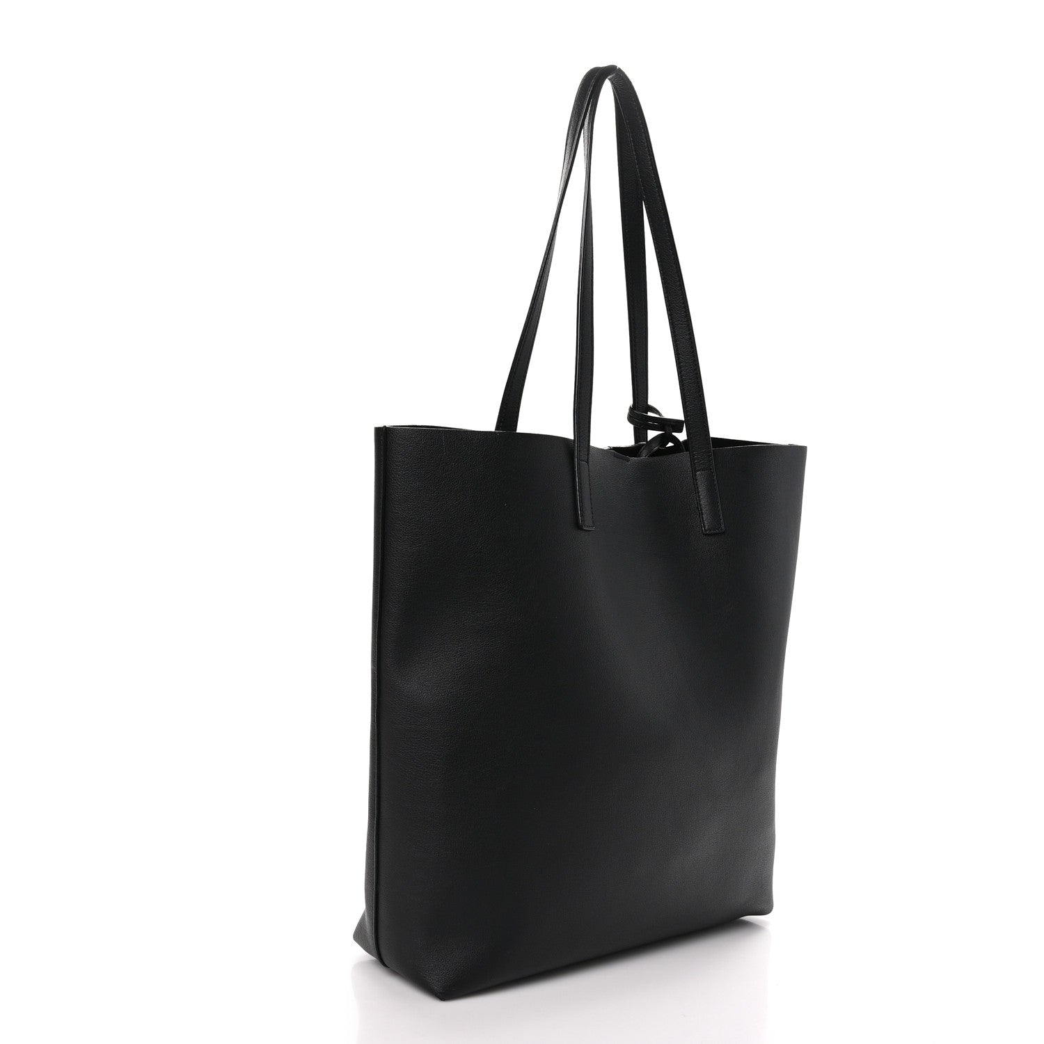 Saint Laurent Calfskin North-South Shopping Tote Black 4 of 13