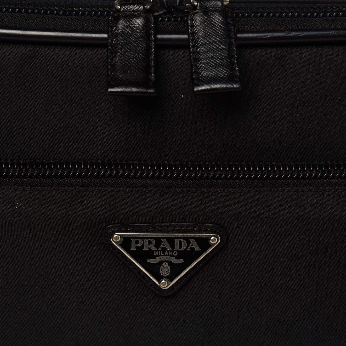 Tessuto Nylon Briefcase Black