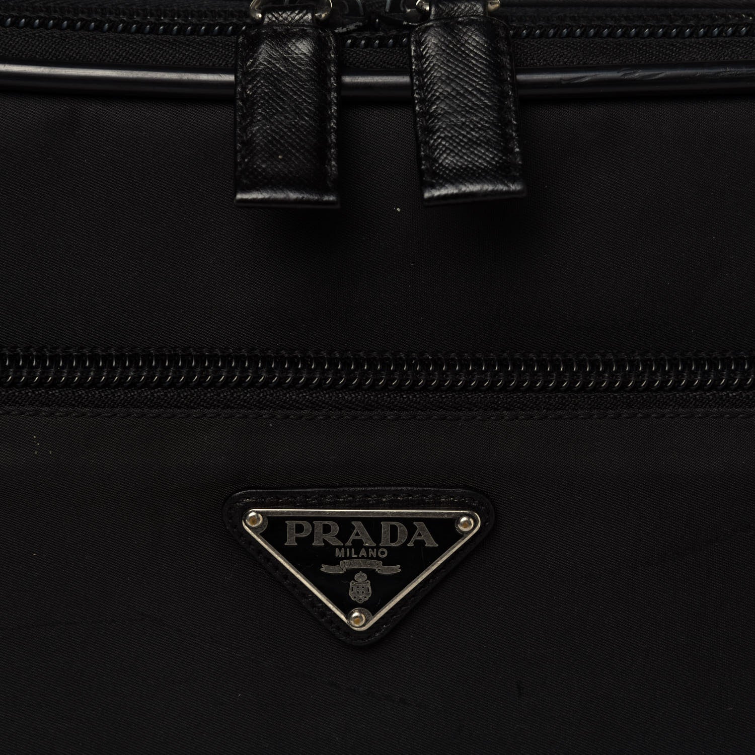 Prada Tessuto Nylon Briefcase Black 6 of 12