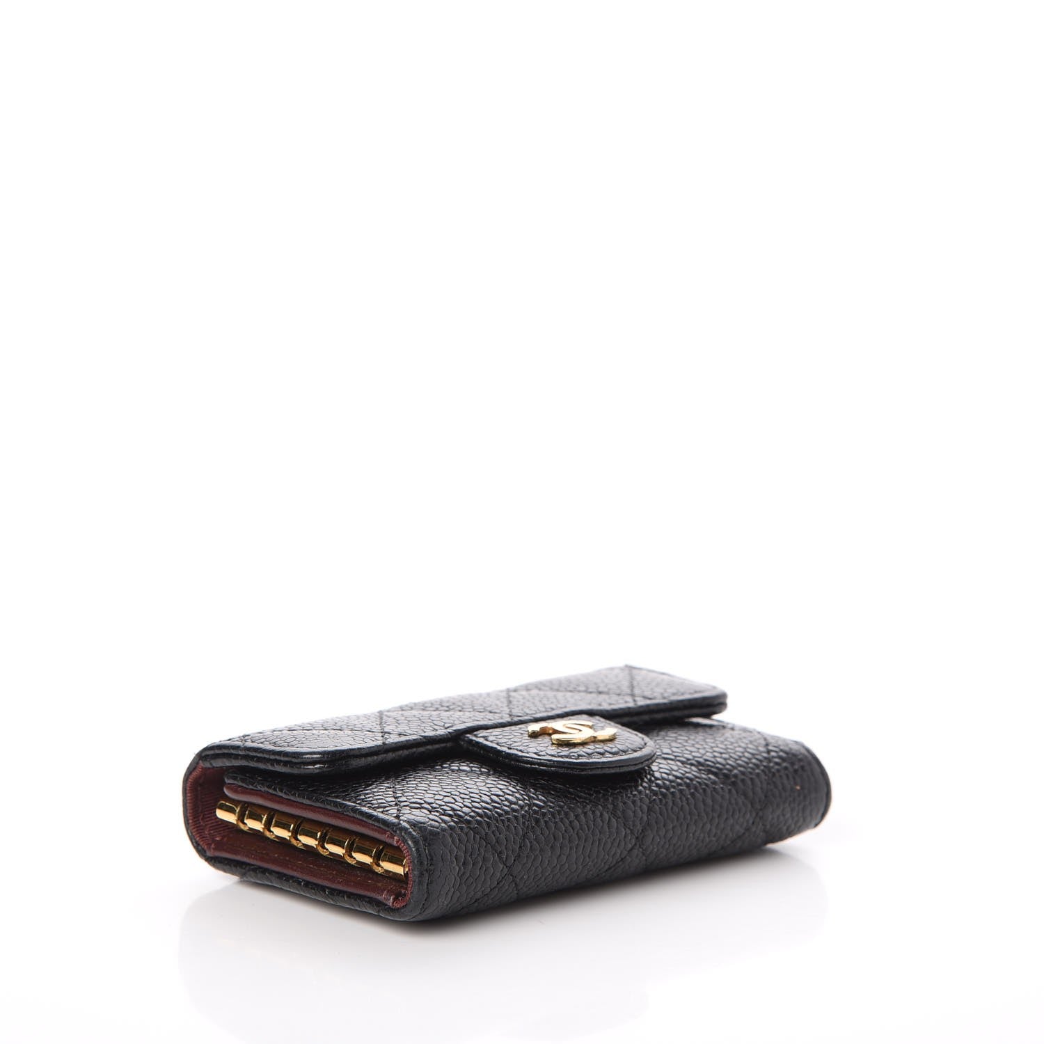 Chanel Caviar Quilted 6 Key Holder Black 4 of 11