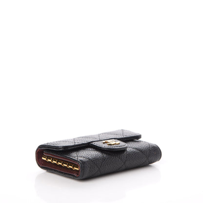 Chanel Caviar Quilted 6 Key Holder Black 4 of 11