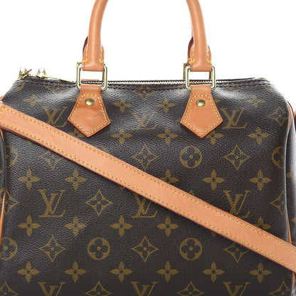 Louis Vuitton Monogram Speedy Bandouliere 25 8 of 14