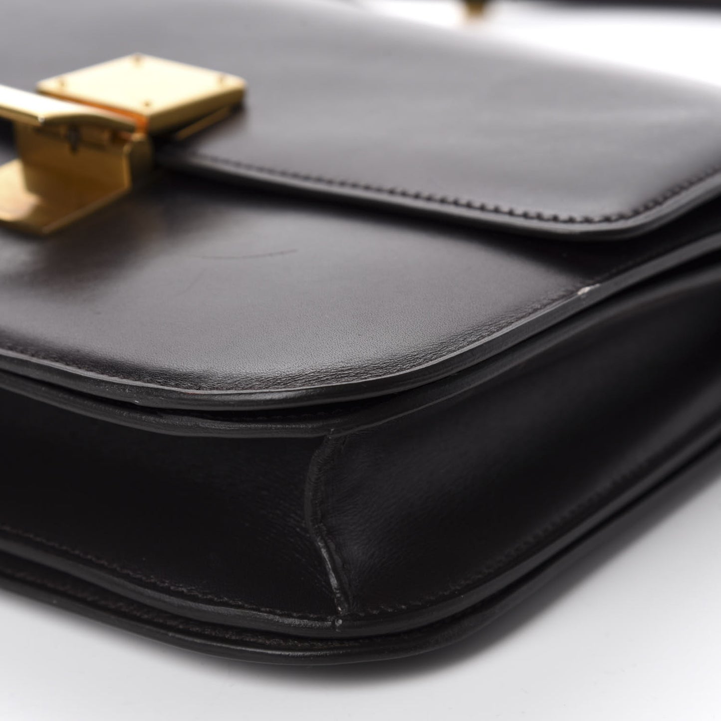 Box Calfskin Medium Classic Box Flap Bag Espresso