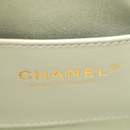 Chanel Caviar Quilted Small Chanel 25 Handbag Light Green 6 of 11
