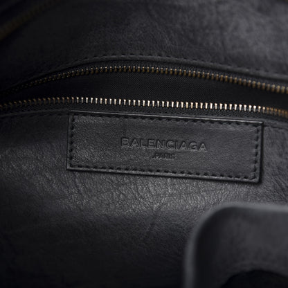 Balenciaga Veau Soyeux Perforated Blackout Hardware City Black 9 of 11