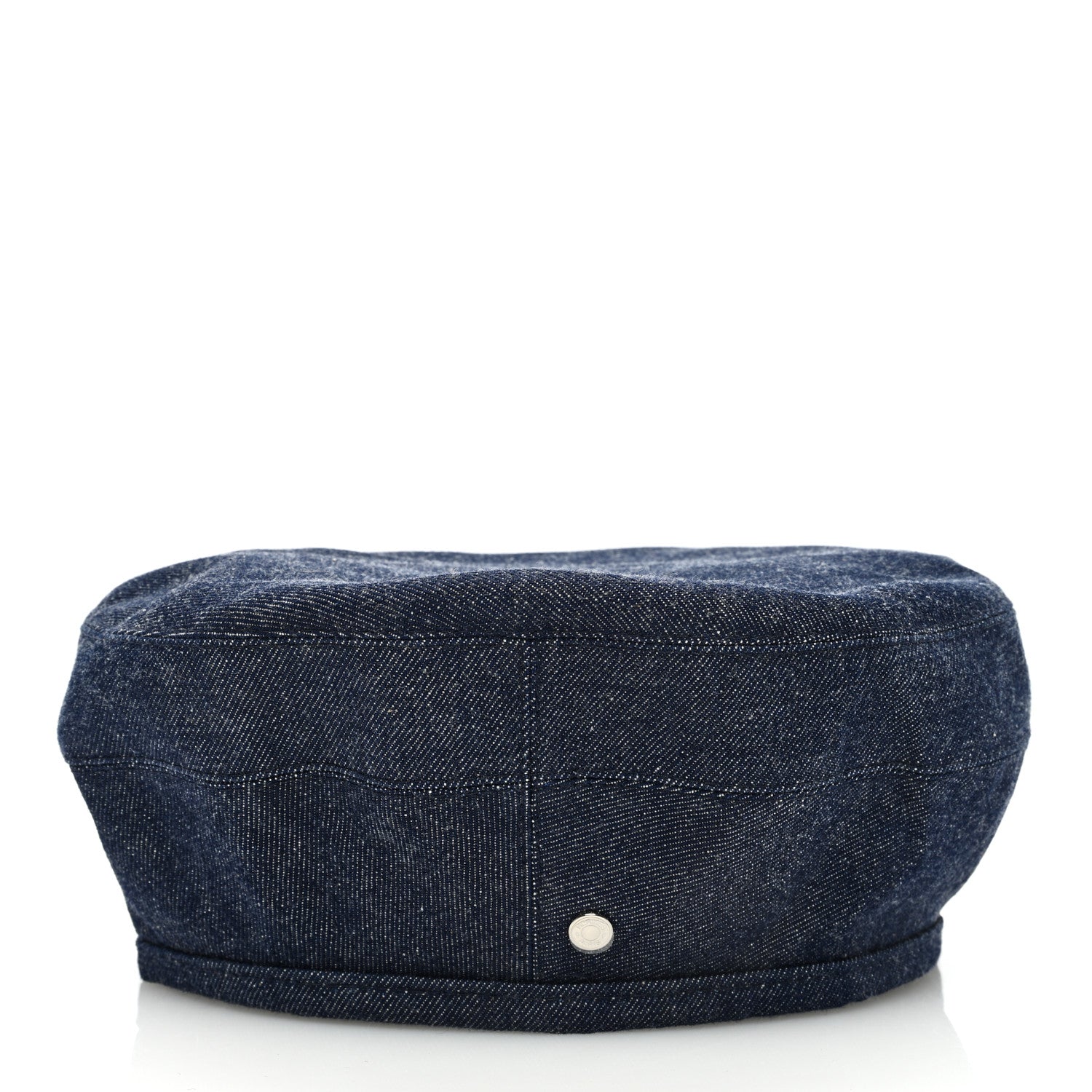 Hermes Denim Femme Saint Honore Beret 56 Indigo 6 of 8