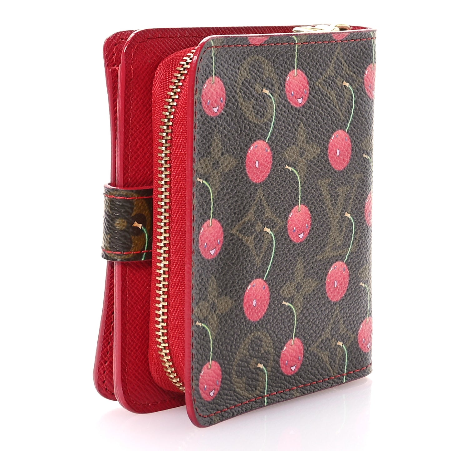 Monogram Cerises Compact Zippe Wallet