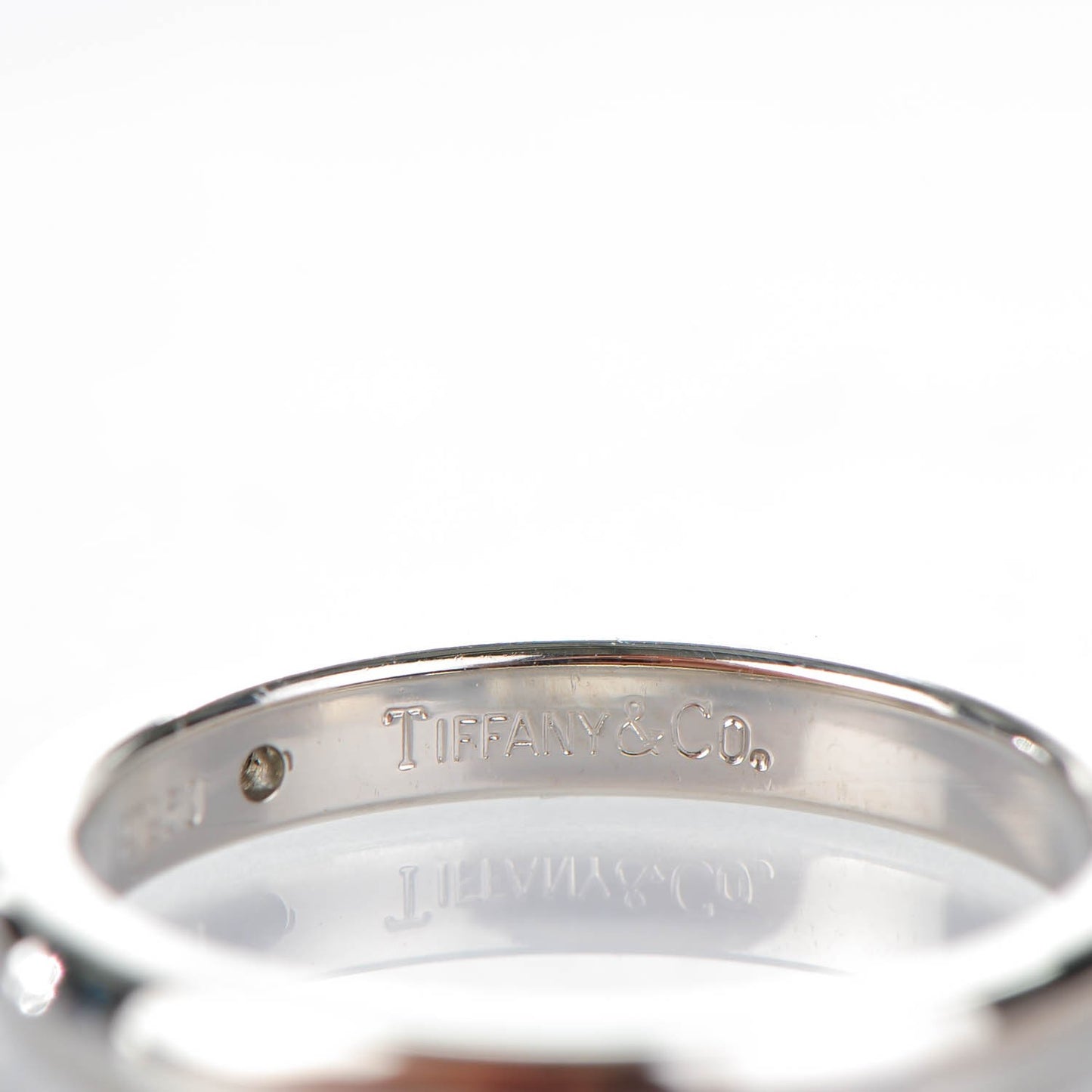 Platinum Diamond Elsa Peretti Band Ring 5.25