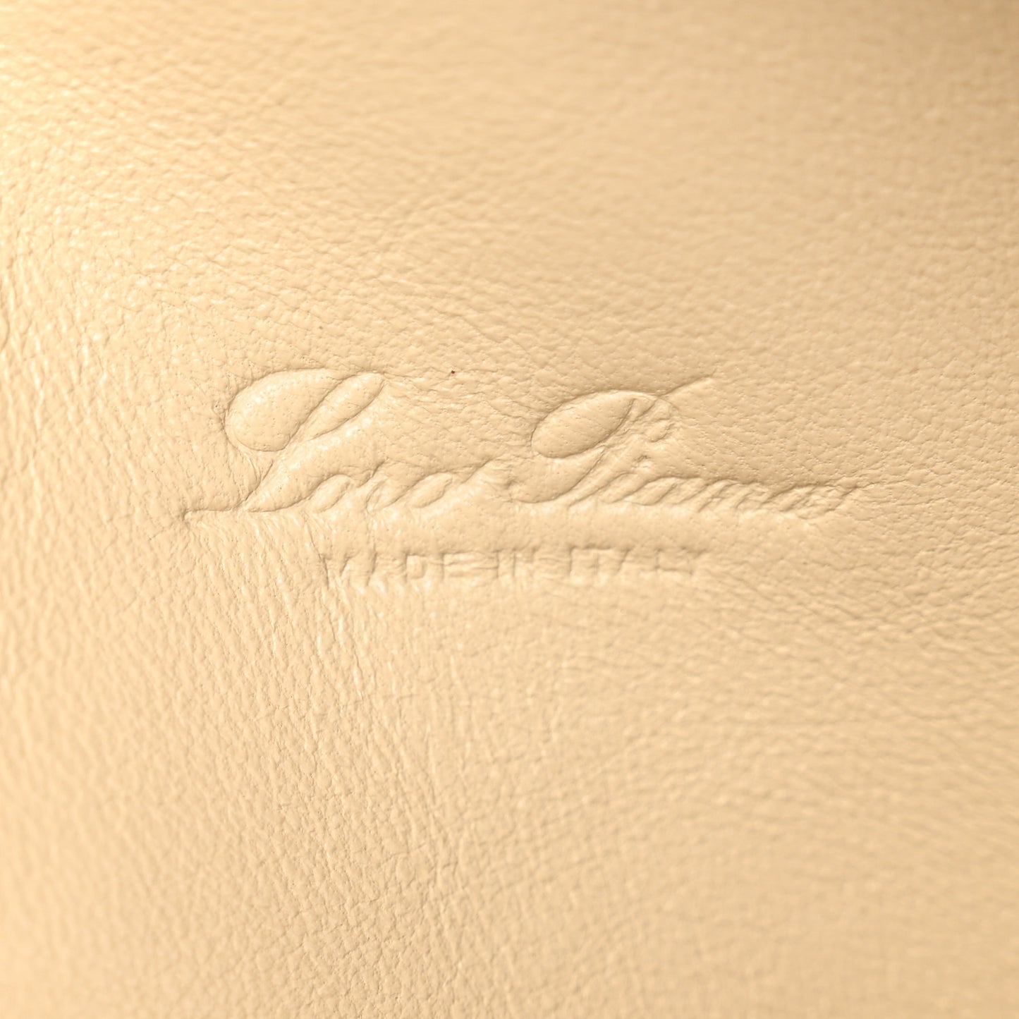 Grained Calfskin L19 Extra Pocket Pouch Warm Mastic