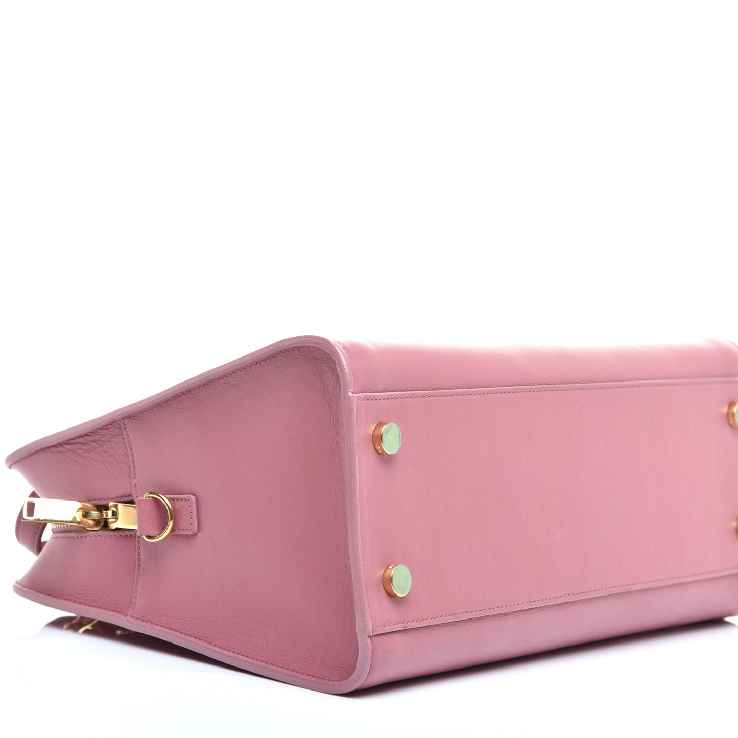 Calfskin Small Monogram Cabas Vieux Rose