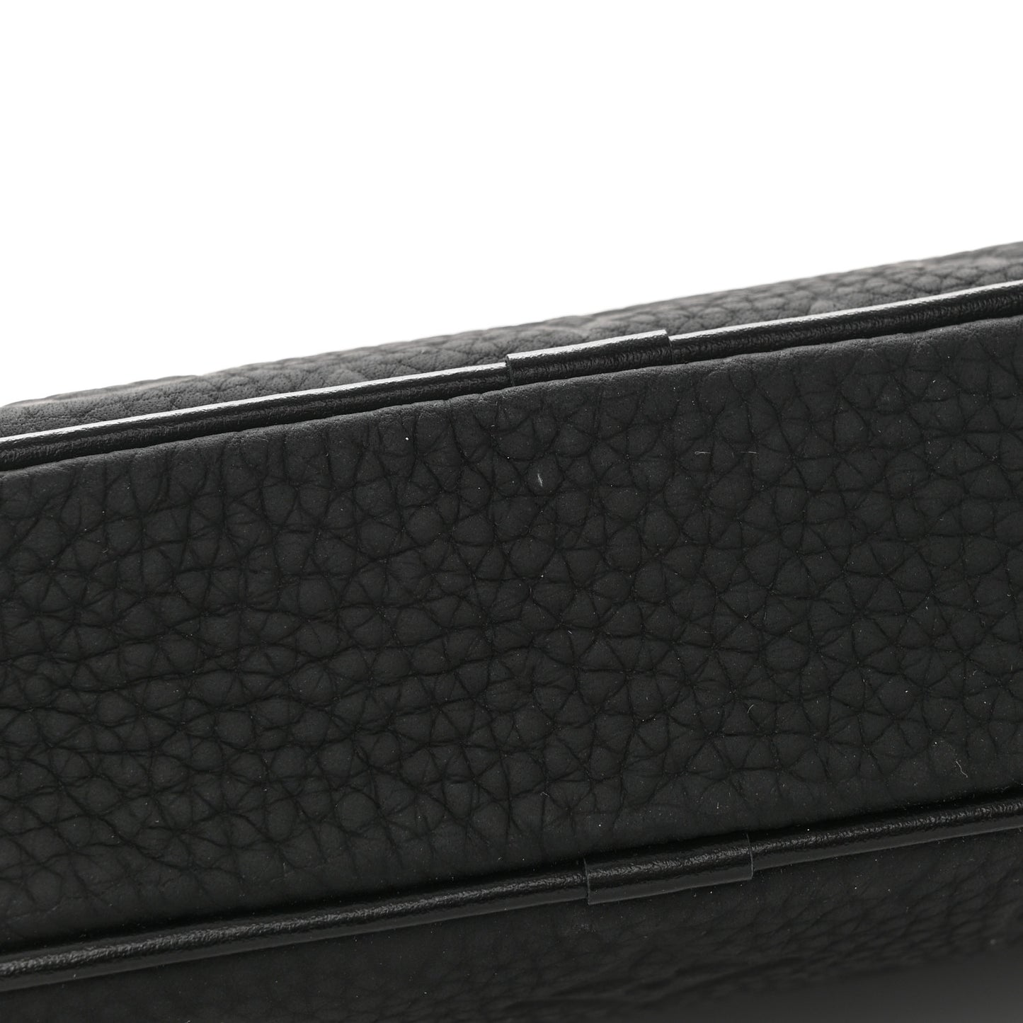 Taurillon Monogram Uniformes Solar Ray Soft Pochette Volga Belt Bag Black